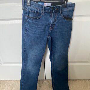Old Navy Blue Denim Jeans Slim Flexible Mens 30x30